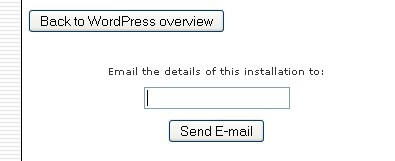 wordpress6 E-mail The Install